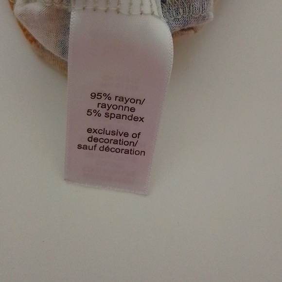 Maurice xl women stripped tank top with crochet  top. Perfect for spring - Picture 6 of 6